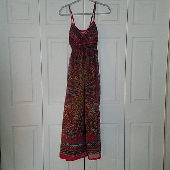 Printed Maxi Dress - Picture 1 of 5